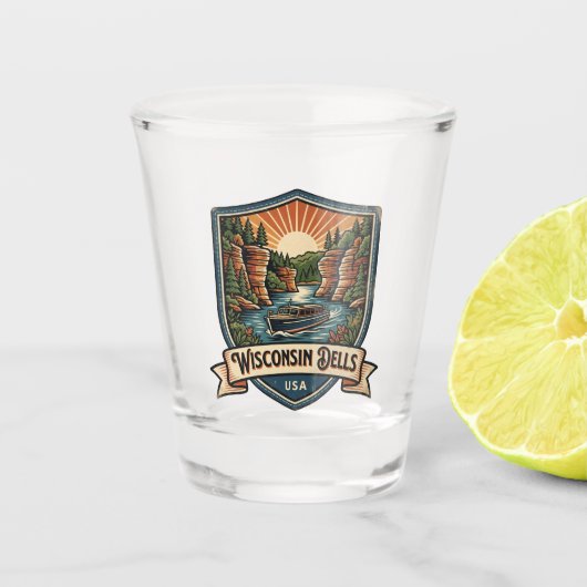 Verre A Shot Wisconsin Dells États-Unis (Devant)