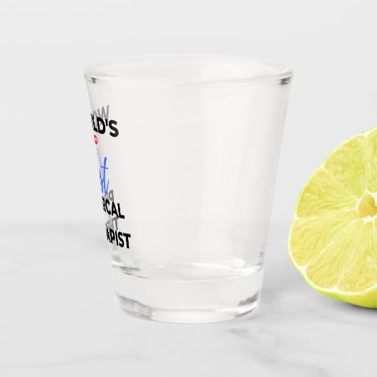 Verre A Shot World's 2nd Best Physical Therapist 2 (Droite)