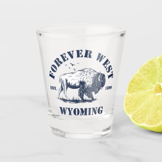 Verre A Shot Wyoming, Forever West (Devant)