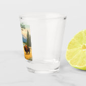 Verre A Shot Wyoming vintage (Droite)