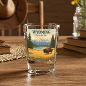 Verre A Shot Wyoming vintage