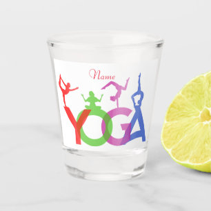 Verre A Shot Yoga Poses Silhouettes Thunder_Cove