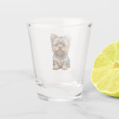 Verre A Shot Yorkshire Terrier (Dos)