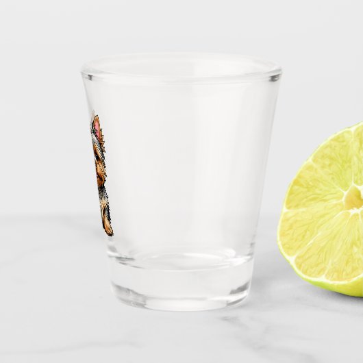 Verre A Shot Yorkshire Terrier (Droite)