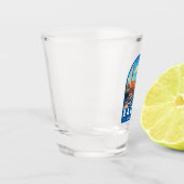 Verre A Shot Zadar Croatie Emblem d'art de voyage (Gauche)