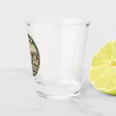 Verre A Shot Zadar Croatie Illustration Insigne d'art de voyage (Droite)