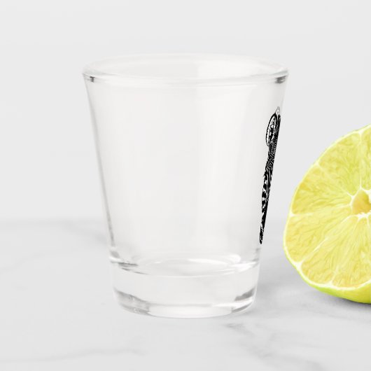 Verre A Shot Zebra Head (Gauche)