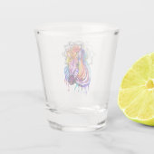 Verre A Shot Zèbre multicolore Avec Mandella (Dos)