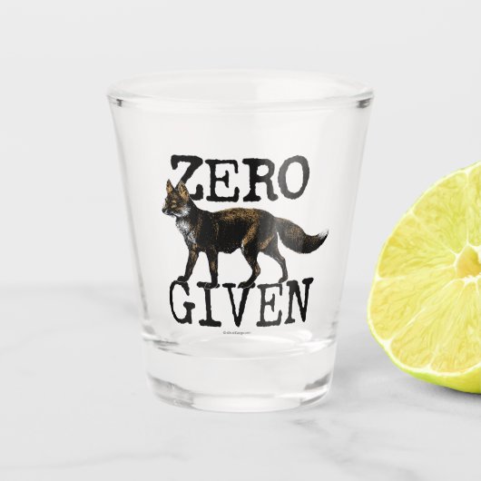 Verre A Shot Zéro (Fox) donné (Devant)