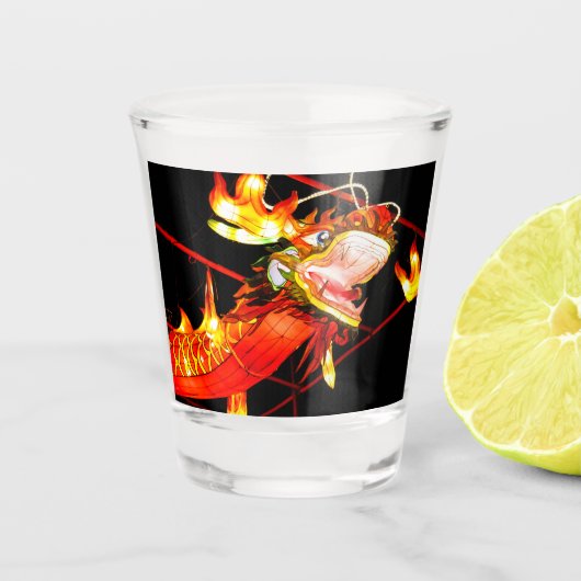 Verre A Shot Zhulong dragon de feu (Devant)