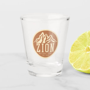 Verre A Shot Zion National Park Utah USA Outdoors Retro