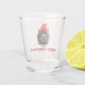 Verre A Shot Zombi Elf de Joyeux Noël (Dos)