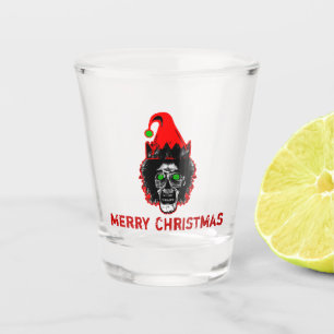 Verre A Shot Zombi Elf de Joyeux Noël