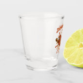 Verre A Shot Zoomie Chien volant Hot Dog Cartoon - Fun Retro (Gauche)