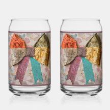 Verre à soda avec arc en améthyste