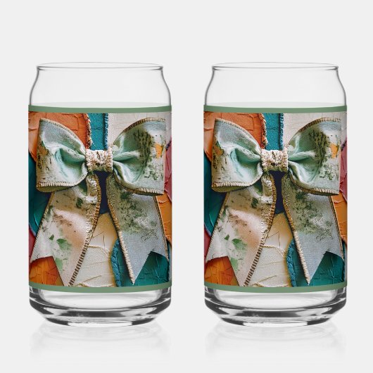 Verre à soda avec ruban vert (Recto)