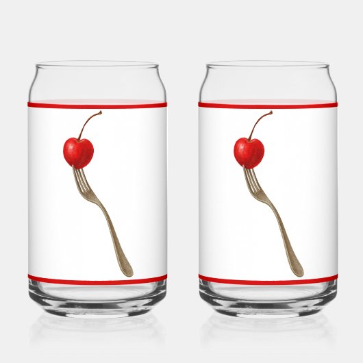 Verre à soda Cherry Fork (Recto)