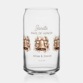 Verre à soda de demoiselle d'honneur (Verso)