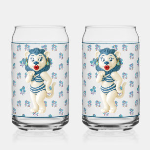 Verre à soda Lion en céramique
