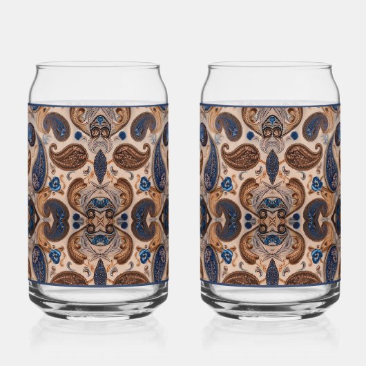 Verre à soda Paisley (Recto)