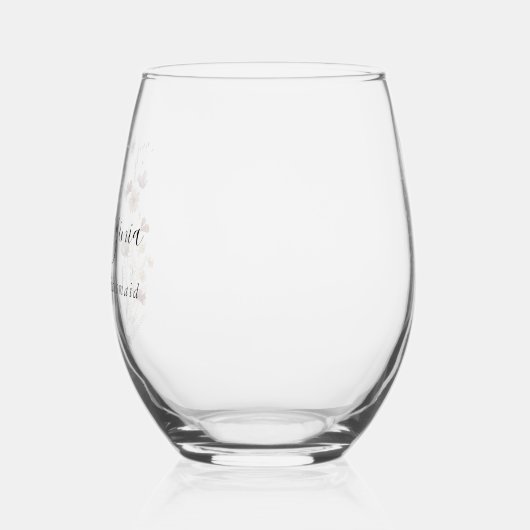 Verre à vin fleur sauvage (Gauche)
