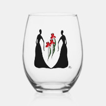 Verre à vin sans pied 16 oz Les Femmes