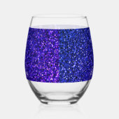 Verre À Vin Sans Pied 50 Et Fabuleux Anniversaire Parties scintillant Bl (Droite)