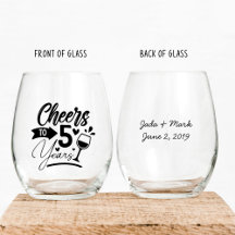 5e anniversaire du Mariage Elégante fête