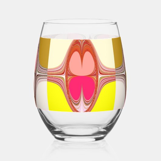 Verre À Vin Sans Pied abstract digital artwork  (Recto)