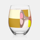 Verre À Vin Sans Pied abstract digital artwork  (Droite)