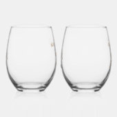 Verre À Vin Sans Pied Adorable son anniversaire (Gauche)