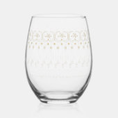 Verre À Vin Sans Pied Aide heureuse . (Recto)