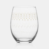 Verre À Vin Sans Pied Aide heureuse . (Gauche)