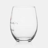 Verre À Vin Sans Pied Ajouter simplement du vin (Gauche)