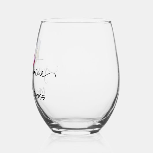 Verre À Vin Sans Pied Ajouter simplement du vin (Gauche)