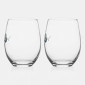 Verre À Vin Sans Pied Amateurs de requins mignons (Gauche)