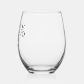 Verre À Vin Sans Pied Amusant non alcoolique (Gauche)