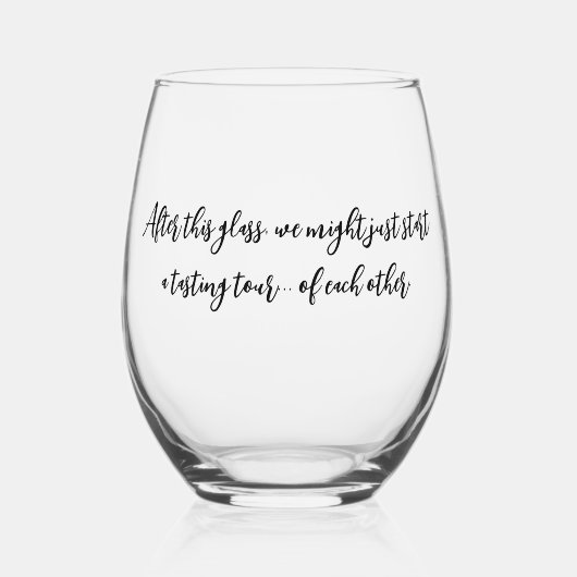 Verre À Vin Sans Pied Après ce verre, on pourrait commencer une dégustat (Recto)