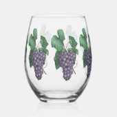 Verre À Vin Sans Pied Aquarelle (Verso)