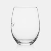 Verre À Vin Sans Pied Aquarelle Palm Destination Mariage Faveur (Gauche)