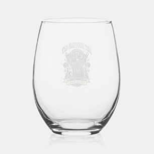 Verre À Vin Sans Pied Art Nouveau Chat Chat Art Nouveau Vintage Vector A