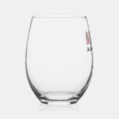 Verre À Vin Sans Pied Assistant infirmier personnalisé (Droite)