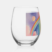 Verre À Vin Sans Pied Astral Light Soul Programme de Voyage Eau (Droite)