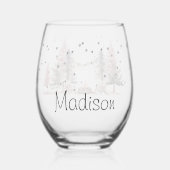 Verre À Vin Sans Pied Bachelorette Party Camping Week-end (Verso)