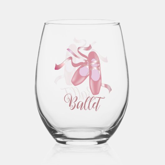 Verre À Vin Sans Pied Ballet Design Verre sans pierre (Verso)