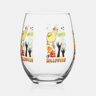 Verre À Vin Sans Pied Barware Bruyant Smashing Boo Zombie Halloween