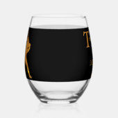 Verre À Vin Sans Pied Baseball (Gauche)