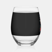 Verre À Vin Sans Pied Basset Hound Chien vêtements de Noël Santa Hat Chi (Droite)