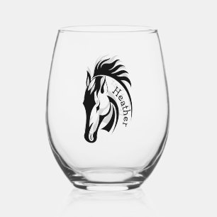 Verre À Vin Sans Pied Beau Vin Thermal Horse