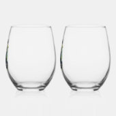 Verre À Vin Sans Pied Belle aquarelle Panda Bear (Gauche)